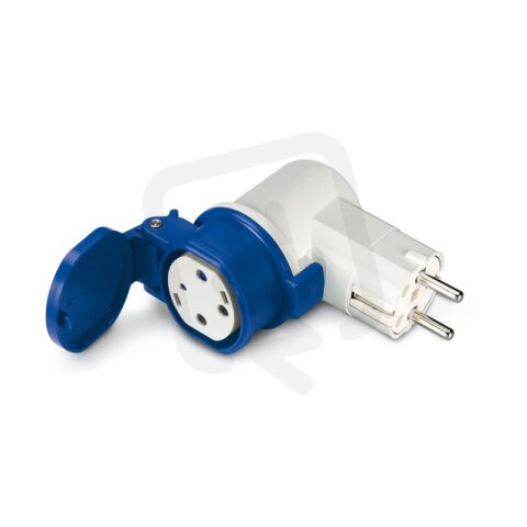 Adaptér (redukce) 2P+E IP40 16A 200-250V AC SCAME 200.01624