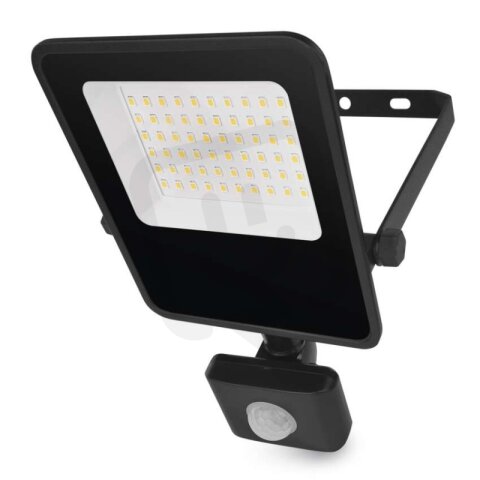 LED reflektor VISIO s pohybovým čidlem, 30 W, černý, neutrální bílá EMOS ZS2933