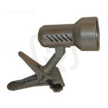 Bodové svítidlo Klips E14 šedá 40W IP20 E14 COMPOLUX 911763/54