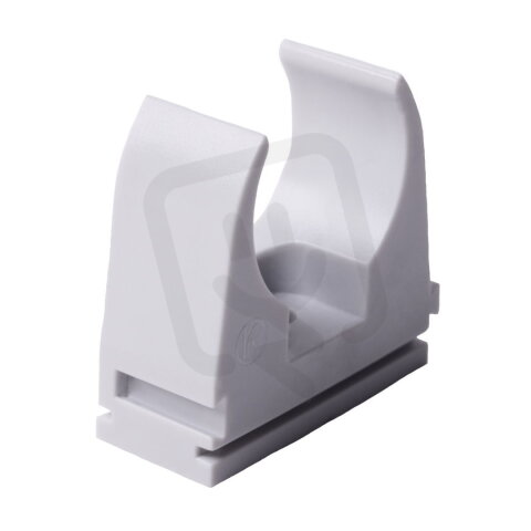 Příchytka pro trubky EN pr. 16 mm, světle šedá. KOPOS 5316E_KA