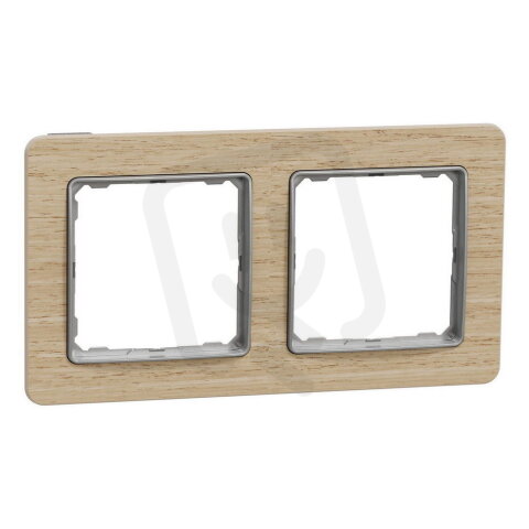 Rámeček dvojnásobný Bříza,Sedna Design/Elements SCHNEIDER SDD380802U