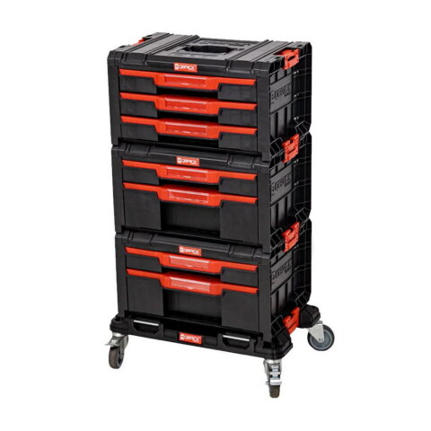 Sada plastových boxů na nářadí QBRICK PRO Drawer Workshop SET 1 525x345x885 mm