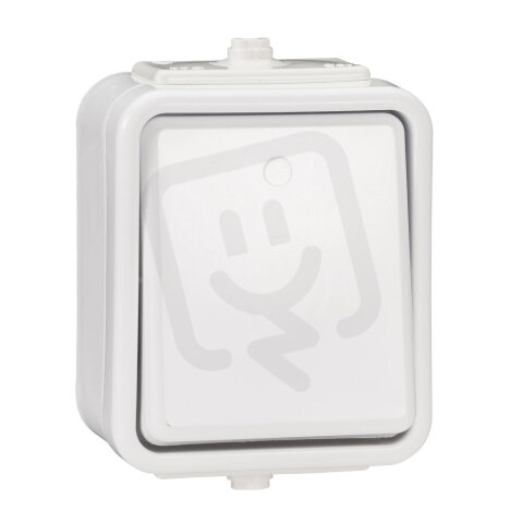 Schneider E070210 Serie C, WNt 100C-Bílá, Spínač jednopólový, řazení 1