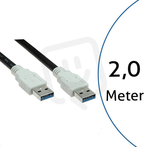 Bachman 918.178 Connection cable USB 3.0 A/A 2,0m ''1:1''