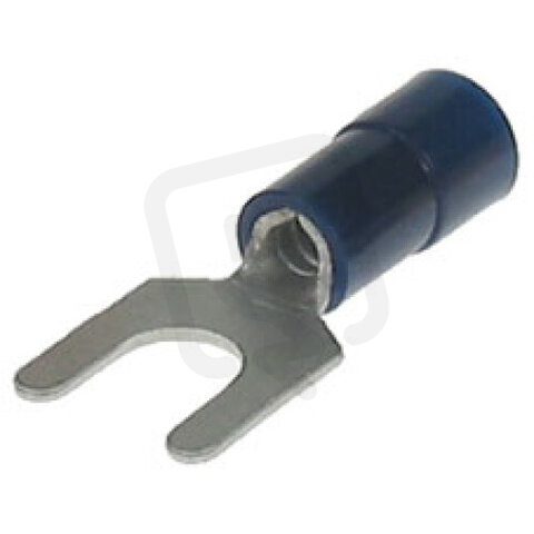 VI 2,5-M 5/10 Vidlice izolovaná Cu,průřez 1,5-2,5mm2/M5/šíře 10mm,izolace PVC
