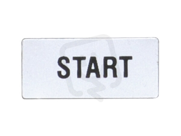 Lovato LPXAGB220 Štítek ''START''