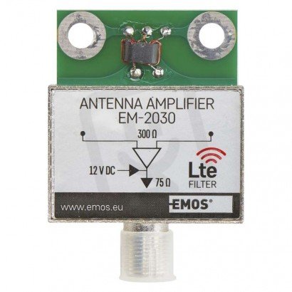 Anténní předzesilovač 30dB VHF/UHF EMOS J5803
