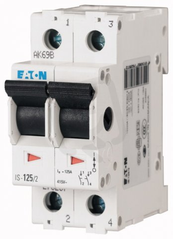 Eaton 276267 Hlavní vypínač, 2-pól, In=32A IS-32/2
