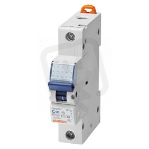 Gewiss GW92608  Jistič 1pólový C 230-400V MT100 20A 1 modul bílá