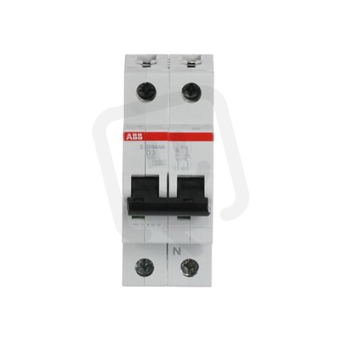 ABB S201M-D3NA jistič 1F odpojení N vodiče (1+NA) 3 A char. D 10kA