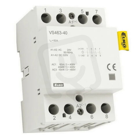 Instalační stykač 4x63A VS463-22 24V AC/DC ELKO EP 8595188129794