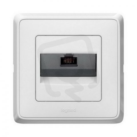 CARIVA BÍLÁ ZÁSUVKA 1XRJ45 UTP CAT.6 LEGRAND 773841