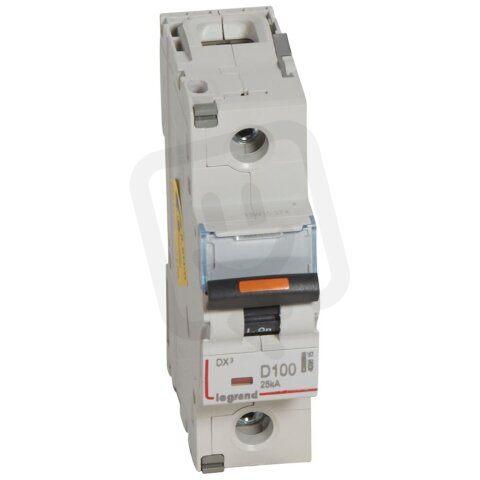 DX3 JISTIČ, 1 PÓLOVÝ, CHAR. D,100A 25KA LEGRAND 409815