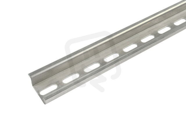 Lišta nosná TS35/1-7,5 (DIN) perforovaná 5,3x17,9mm h7,5mm 1m pozink. 1003221