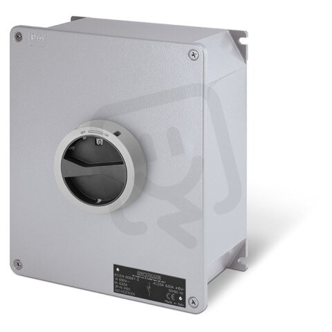 Průmyslový spínač ISOLATOR kovový 125A 3P IP65 standard SCAME 590.HGE12503
