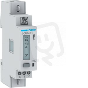 Digitální elektroměr 1F, 1Tar. přímé měř. do 40 A, s Modbus výstupem, MID