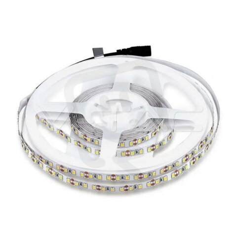 LED Strip SMD3528 120 LEDs Warm White Non-waterproof 7,2W/m PCB 8mm VT-3528 IP20
