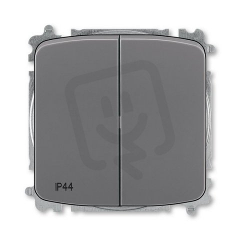 ABB Tango Přepínač sériový ř. 5 IP44 bezšroubový kouřová šedá 3559A-A05940 S2