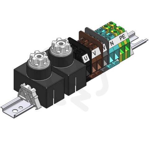 Stožárová výzbroj SV B 6.16.5/2 (dva nosiče pojistek) ELEKTRO BEČOV H441221