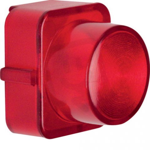 Kryt kontrolky E10, serie 1930/glas/R.classic, červená transparentní BERKER 1222