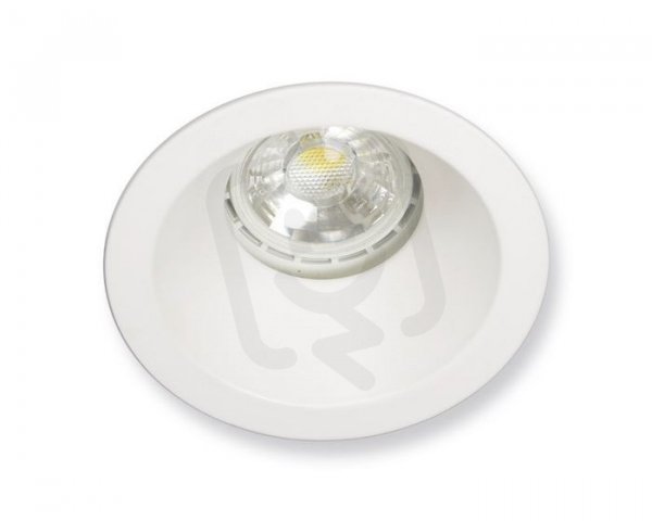 Zápustné svítidlo DIP bílé max.50W d86mm kulaté (starý kód: KHL K50113.W.GU)