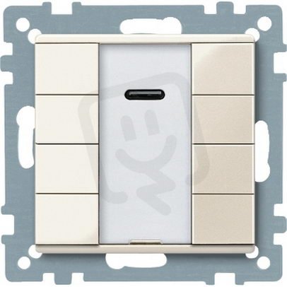KNX tlač. panel 4-násobný plus + IČ přijímač White System M SCHNEIDER MTN617544