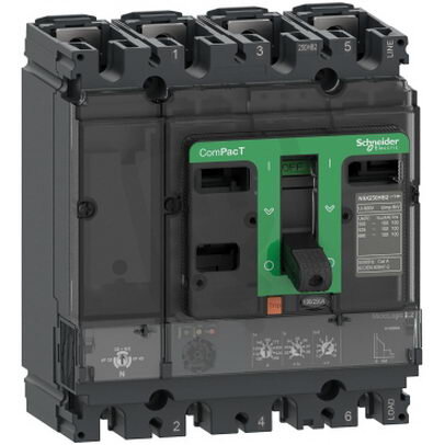 Jistič ComPacT NSX250HB1 75kA AC 4P 160A 2.2 SCHNEIDER C25V42D160