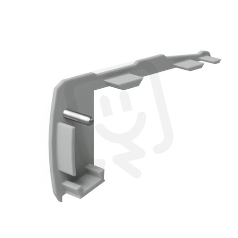 Záslepka KLUŚ STEP-L pro AL profil, šedá /24114/ ALUMIA C28007C02