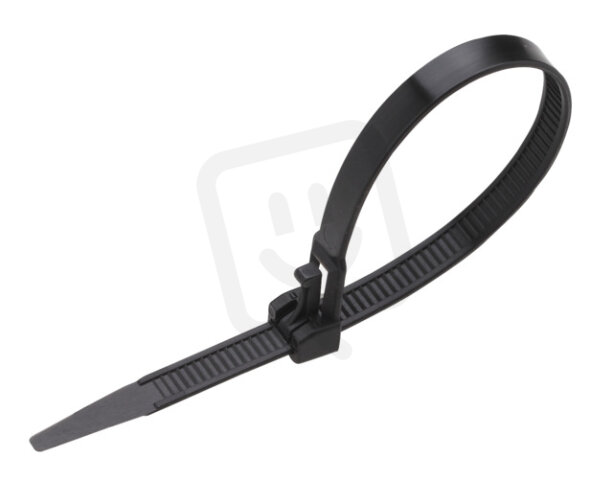 Otevíratelná vázací páska černá UV 360 x 7,5 mm (100 ks) CIMCO 181497