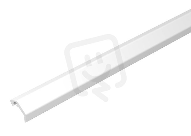 OBO KG2RW Mřížový profil, šikmý, 20x22x3000mm, čistě bílá Hliník, Alu