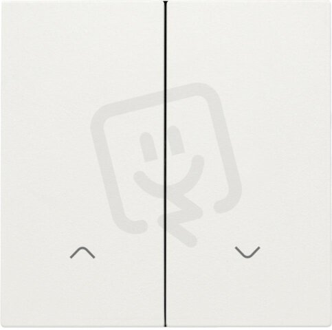 Smart Switch kolébka 2x1/2 motor-WHITE NIKO 101-31006