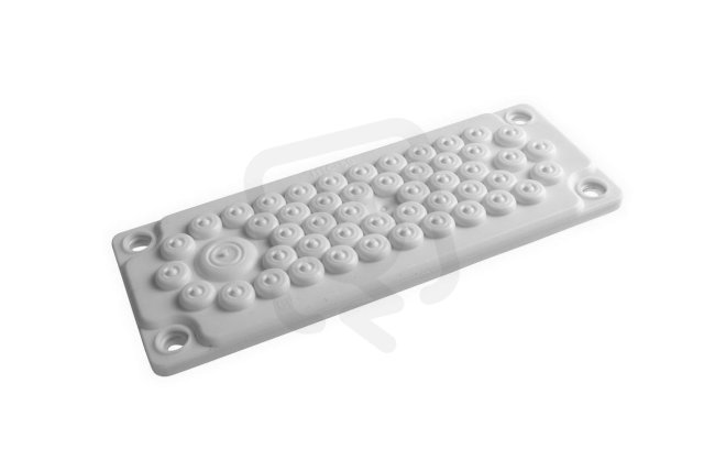 Plastová příruba pro WSTVBF 50 průchodů IP66,RAL7035,LS0H SCHRACK WSTBT2150G