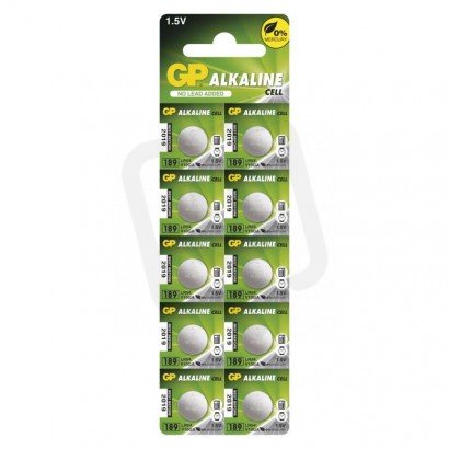 Alkalická knoflíková baterie GP 189F (LR54) B1389