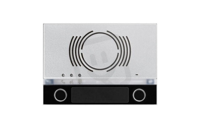 Kryt audio modulu se 2 tlačítky (1 jmenovka), DDA, černý URMET 1168/132