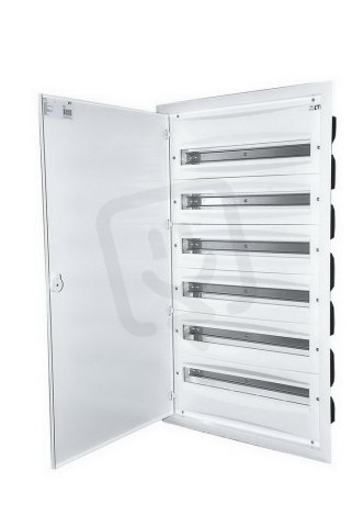 Zapuštěná rozvodnice s plechovými dvířky ERP24-6 144M (6x24) IP40 ETI 001101297