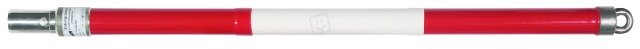 Prodloužení rukojeti s nástrčnou spojkou červená/bílá D 43 mm L1035 mm s okem