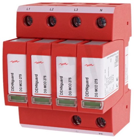 Svodič přepětí DEHNguard M 4-pólový pro TN-S systémy 952400