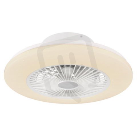 Stropní ventilátor TRAVO stříbrná LED 30W 230V 1800lm CCT 3000-6500K GLOBO 03628