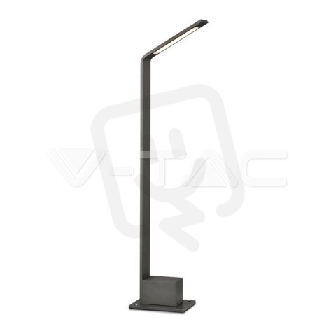 6W LED Outdoor Bollard Lamp Grey Body 4000K IP54, VT-896 V-TAC SKU218681