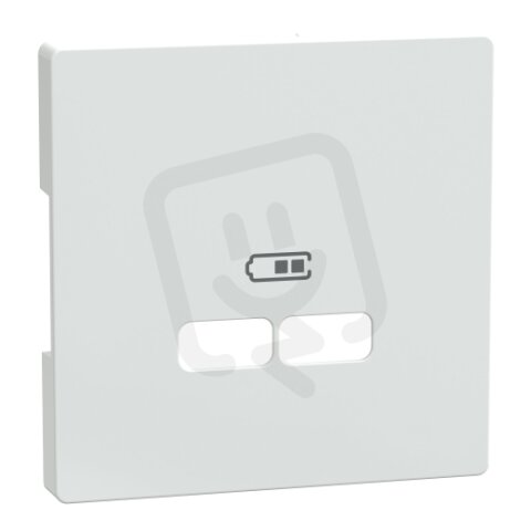 Centrální deska, Merten D-Life, pro 2xUSB, Lotus White    SCHNEIDER MTN4367-6035