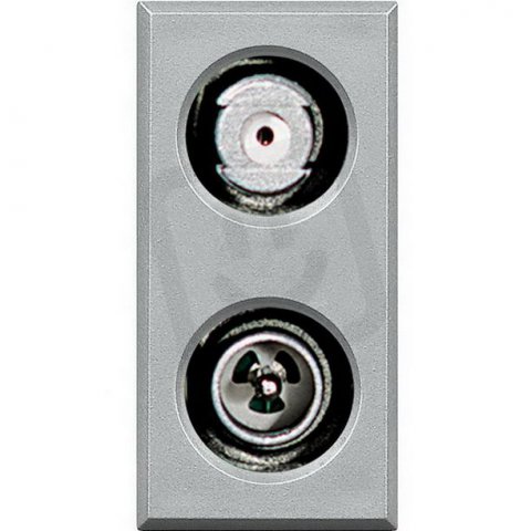 Legrand HC4214D BTAX ZásuvkaTV-SAT 1M HLINÍK