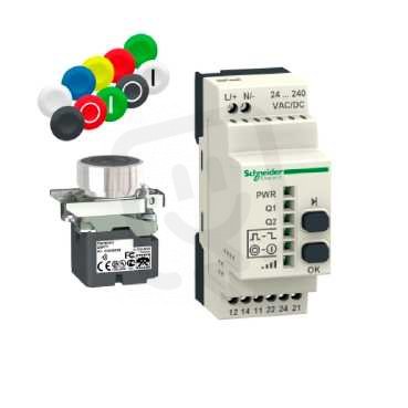Schneider XB4RFA02 PK 22 mm XB4R, programovatelný přijímač, sada