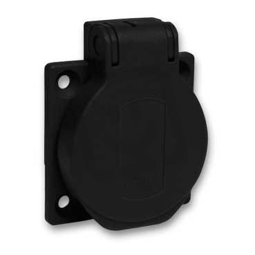 Schneider PKS52N Zásuvka schuko 50 x 50 16A 2P+PE 250V IP54 černá