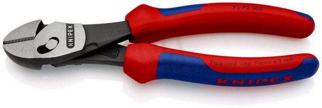 KNIPEX TwinForce Vysoce výkonné kleště na štípání drátu 180 mm 73 72 180