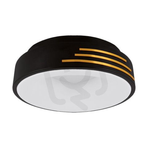 Plafoniera LIBRUS LED C 24W NW IP20 černá IDEUS 04164