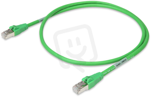 Kabel Ethernet, RJ-45, axiální zajišťování, RJ-45, axiální zajišťování, zelená