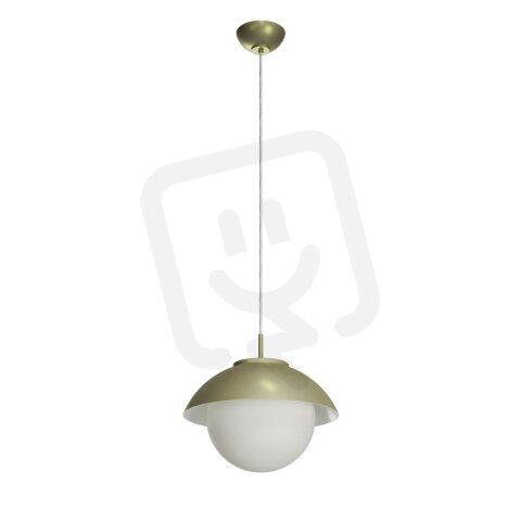 Závěsné svítidlo se skleněným stínidlem OSMONT LUKIDA ST2 10W IP40 E27 zlato