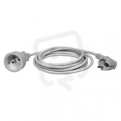 Prodlužovací kabel 7m/1 zásuvka/bílý/PVC/1mm2 EMOS P0117