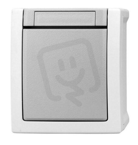 Nástěnný spínač č.1, bezšroubové svorky, IP54 SCHRACK EV210001--
