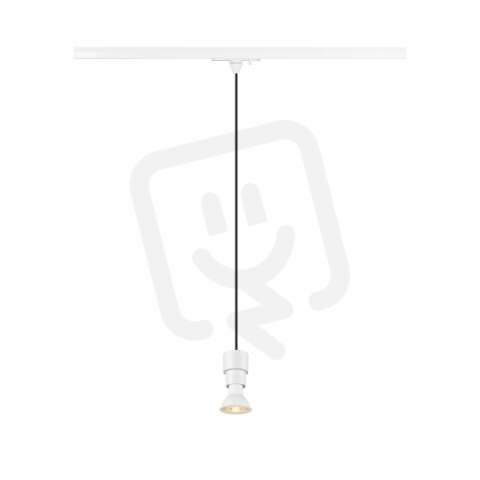 PURI 2.0 Basic, 1~ Závěsné svítidlo, GU10, Délka závěsu 200cm, 1x max. 6W, bílá